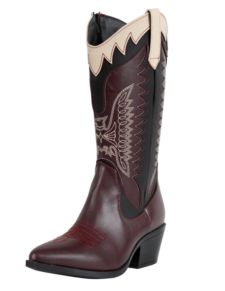Bota cowboy abajo de la rodilla Vaqueras para mujer 4