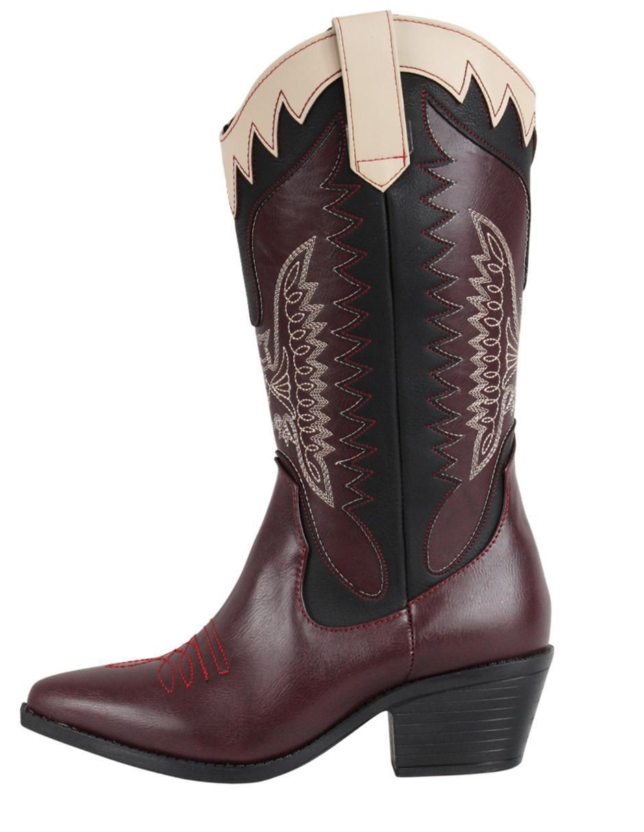 Bota cowboy abajo de la rodilla Vaqueras para mujer 5