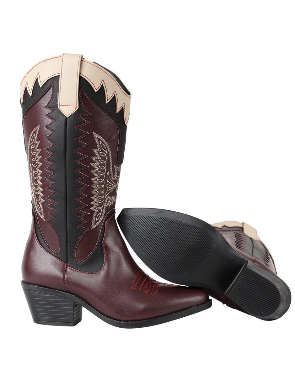 Bota cowboy abajo de la rodilla Vaqueras para mujer 9