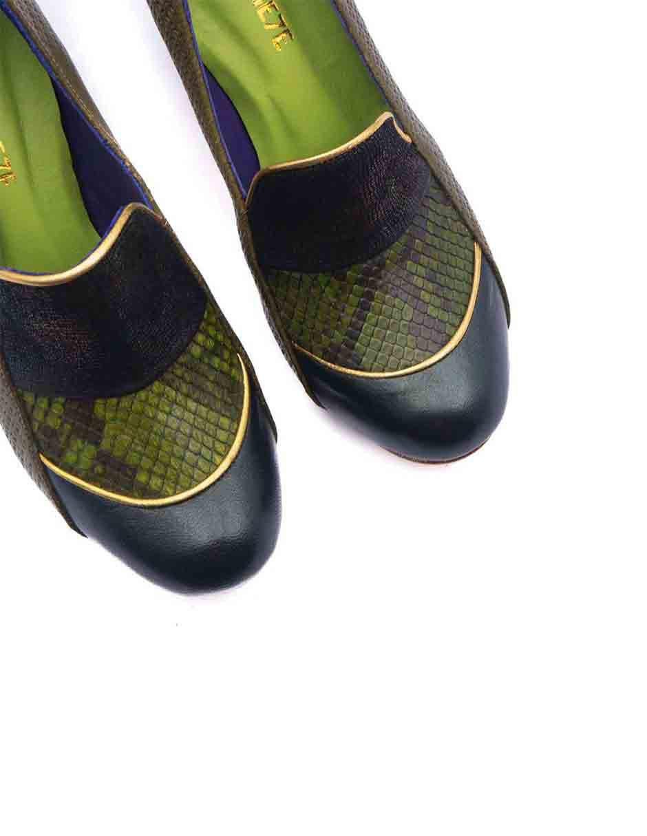 Zapatilla de piel 4