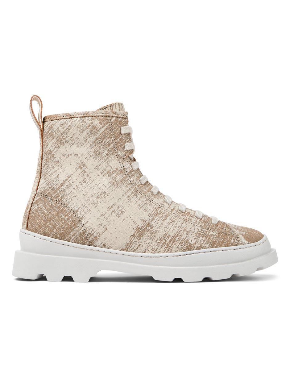 Bota arriba del tobillo Brutus de piel para mujer