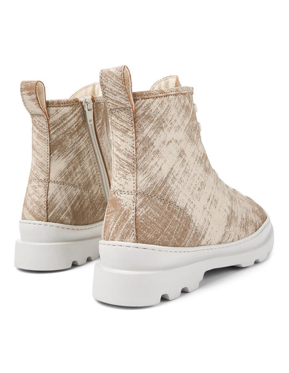 Bota arriba del tobillo Brutus de piel para mujer 4