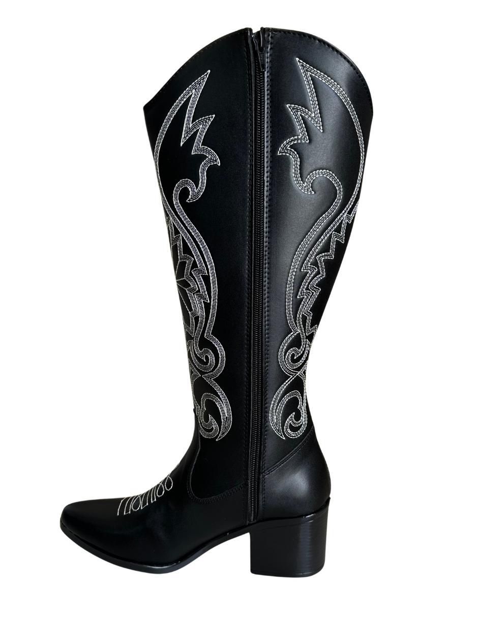 Bota cowboy abajo de la rodilla para mujer 2