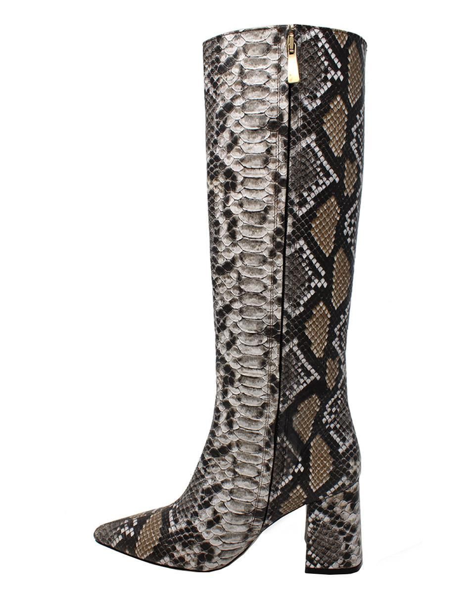 Bota abajo de la rodilla Brooklyn de piel para mujer 4
