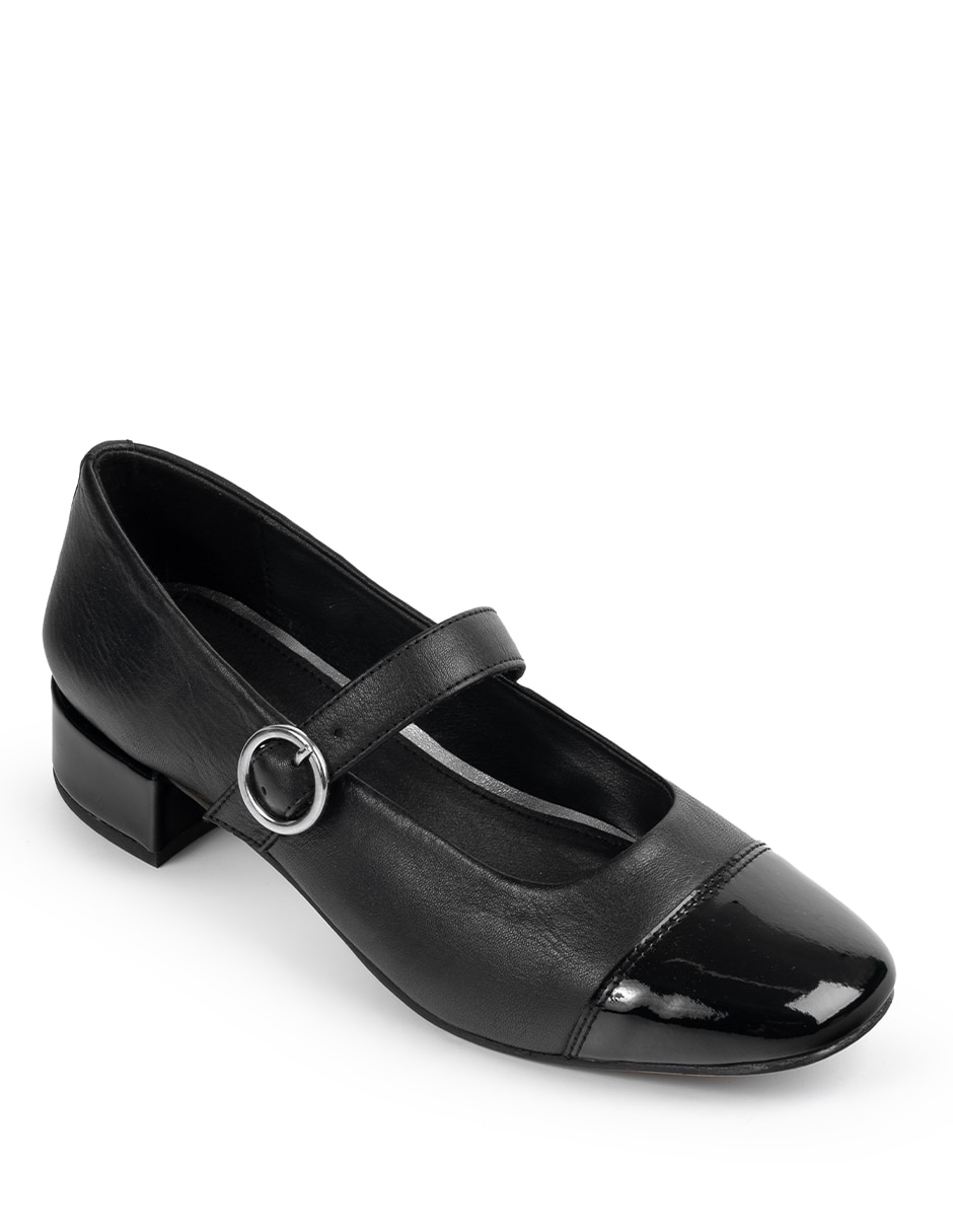 Balerina Dorothy de piel para mujer
