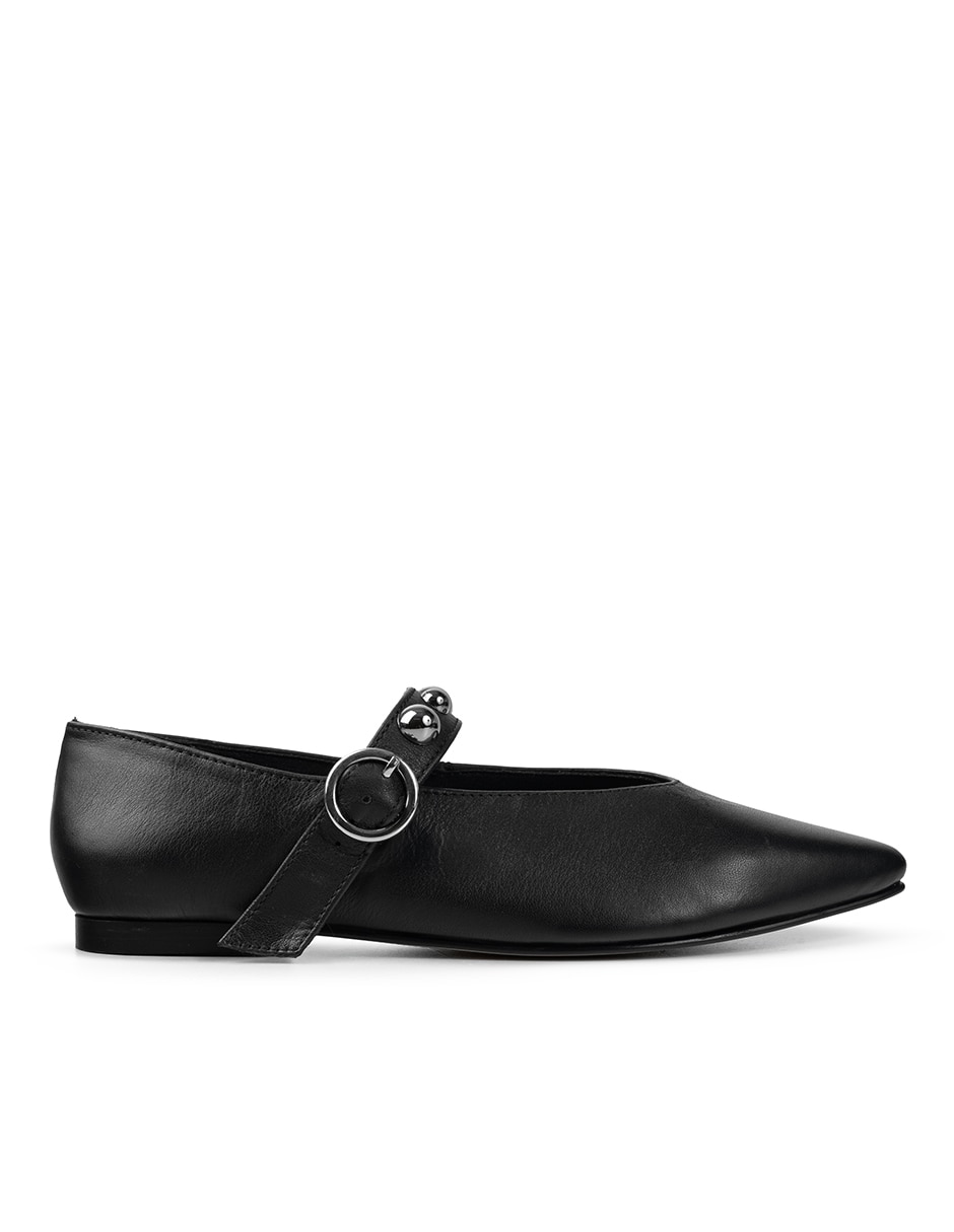 Balerina Matilda de piel para mujer 2