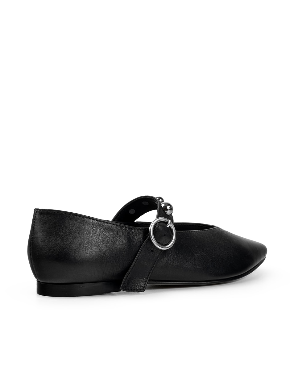 Balerina Matilda de piel para mujer 3