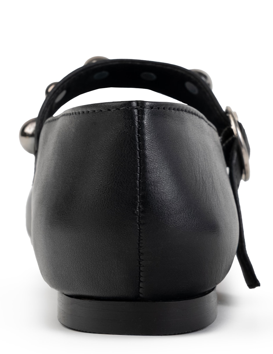Balerina Matilda de piel para mujer 4