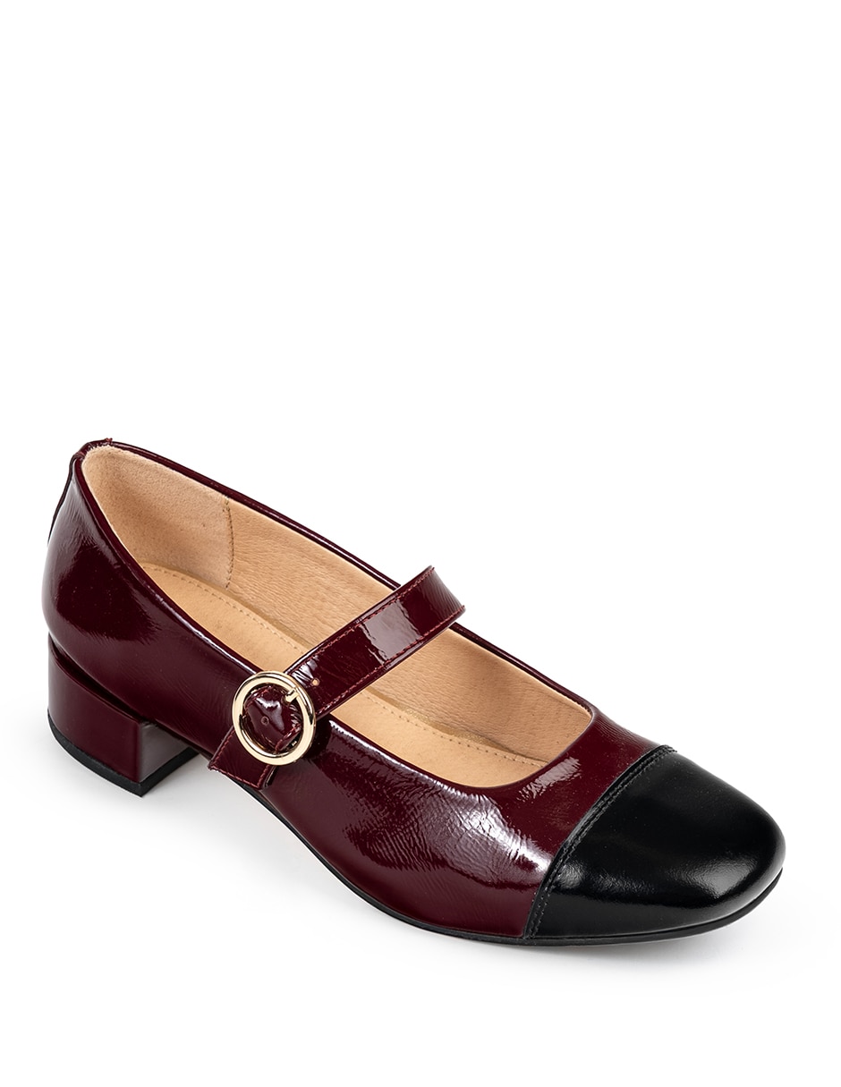 Balerina Dorothy de piel para mujer