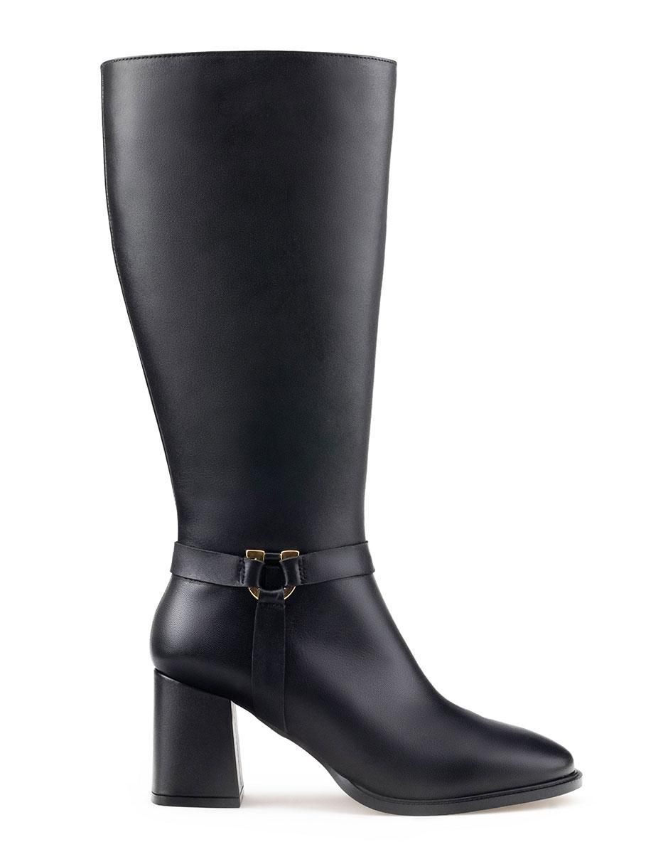 Bota a la rodilla de piel para mujer