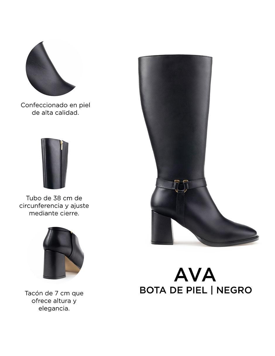 Bota a la rodilla de piel para mujer 2
