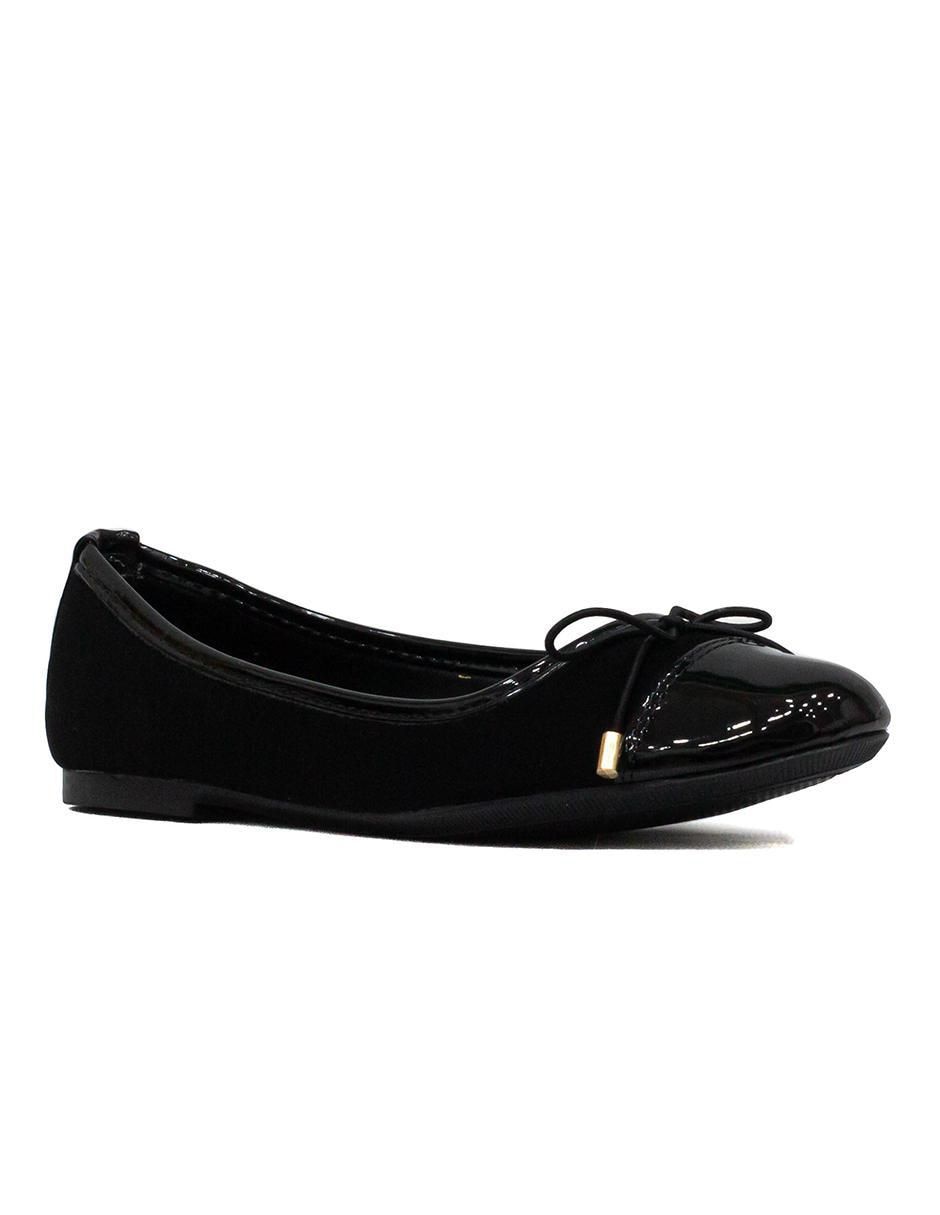 Balerina de gamuza para mujer