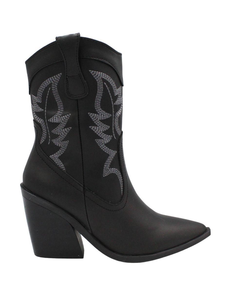Bota Cowboy arriba del tobillo para mujer