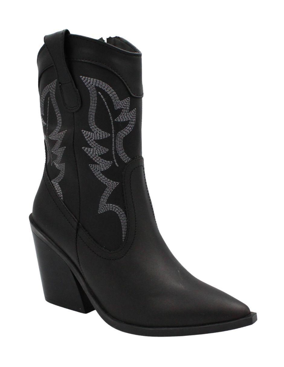 Bota Cowboy arriba del tobillo para mujer 2