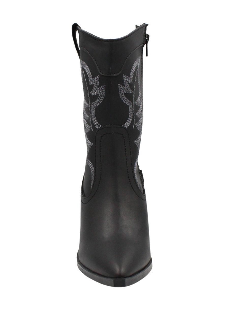 Bota Cowboy arriba del tobillo para mujer 3