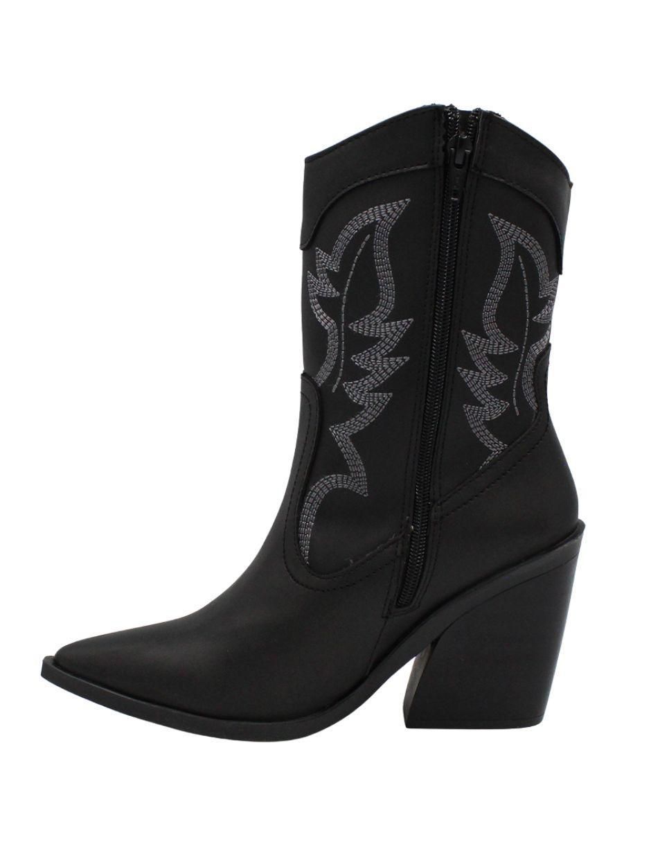 Bota Cowboy arriba del tobillo para mujer 4