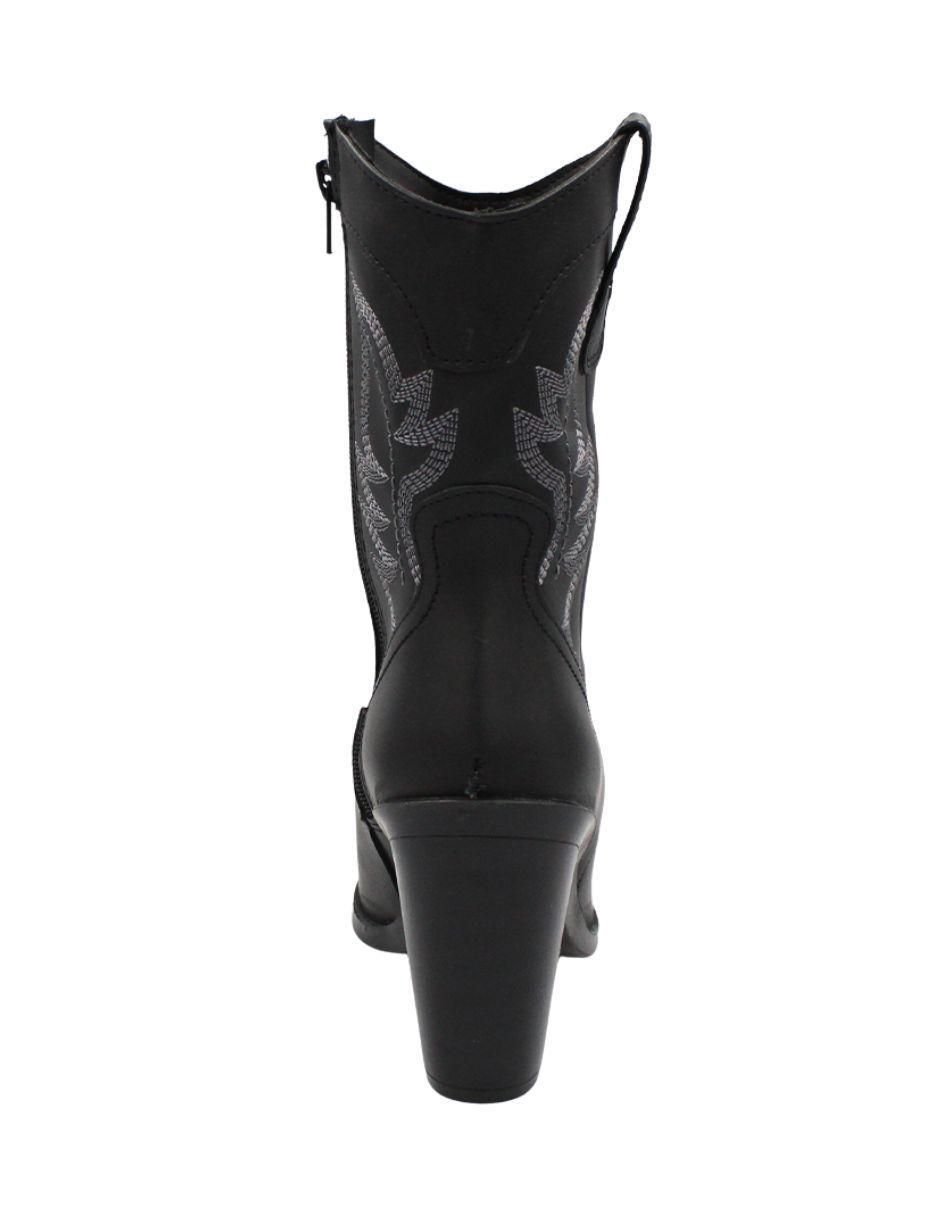 Bota Cowboy arriba del tobillo para mujer 5