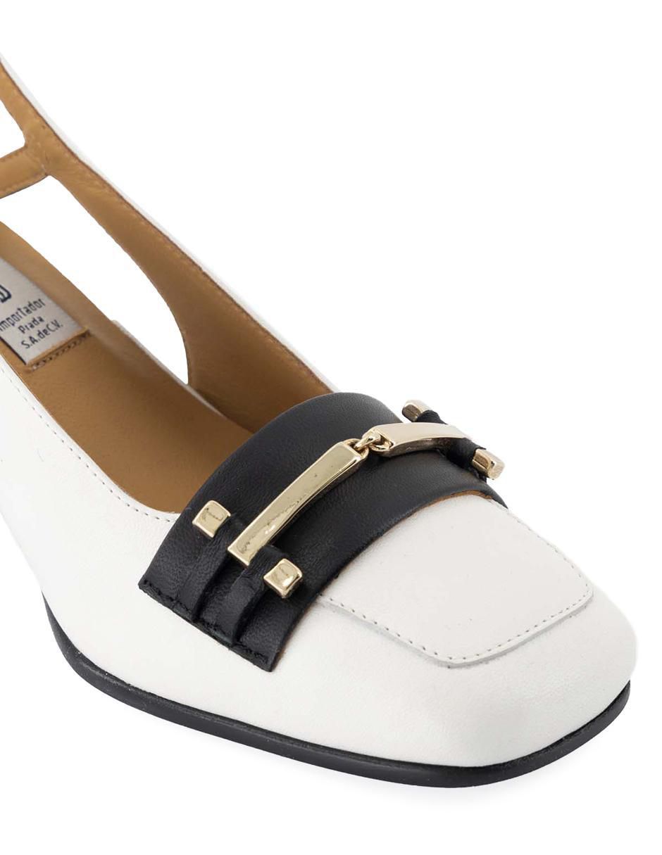 Zapatilla de piel 4
