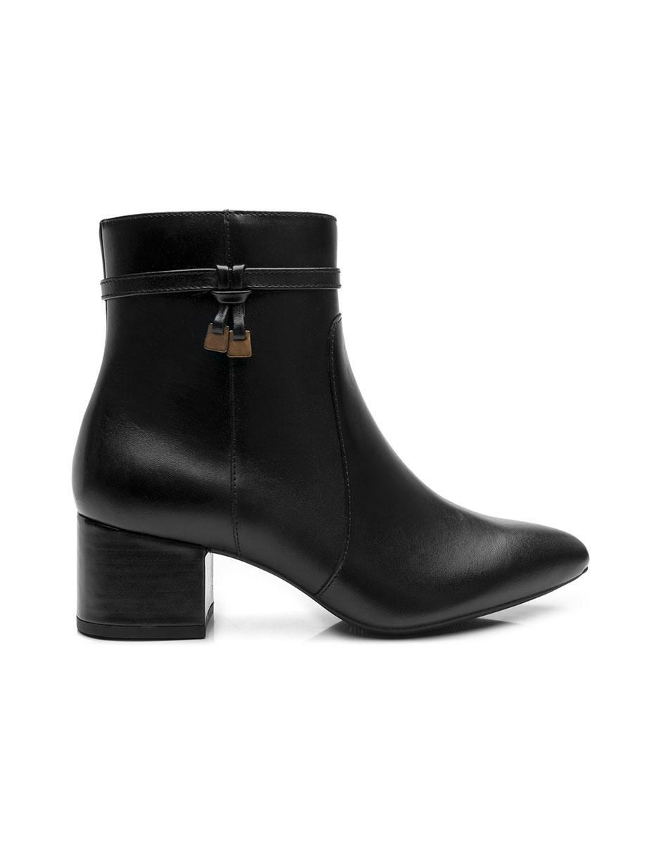 Bota arriba del tobillo de piel para mujer