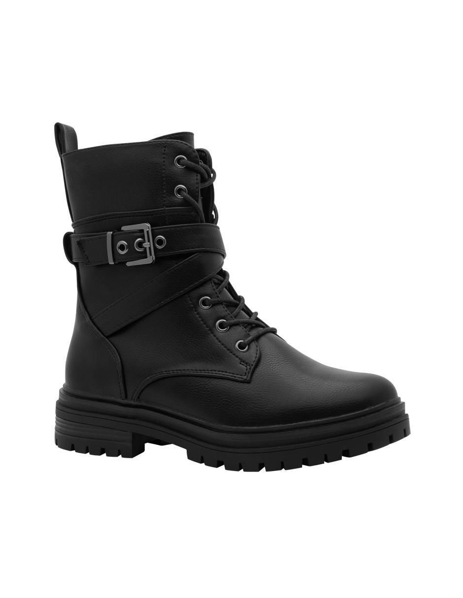 Bota combat arriba del tobillo para mujer