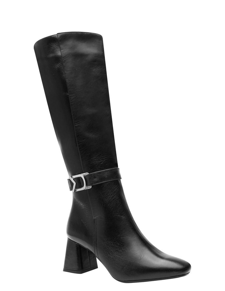 Bota abajo de la rodilla de piel para mujer Bota abajo de la rodilla de piel para mujer