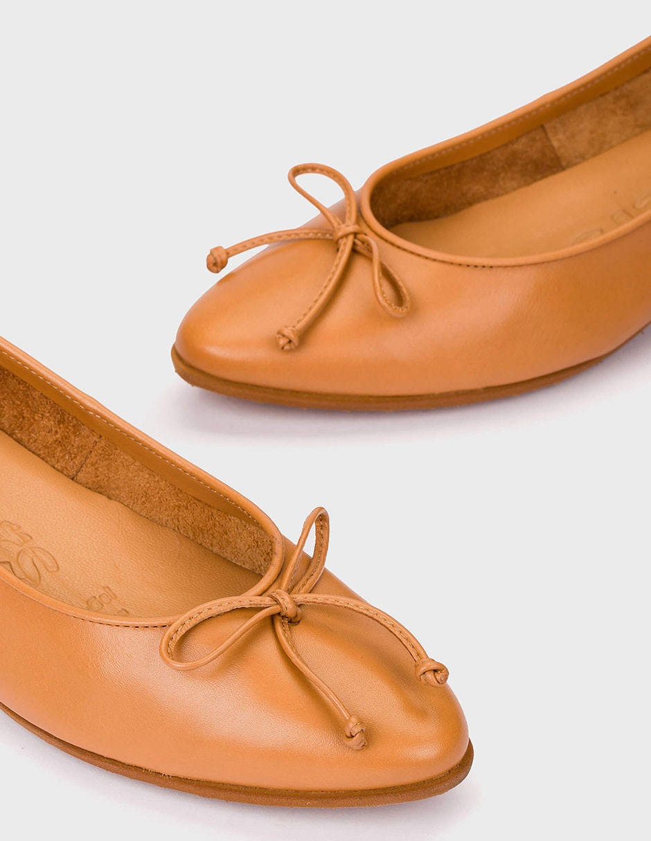 Balerina de piel para mujer 4