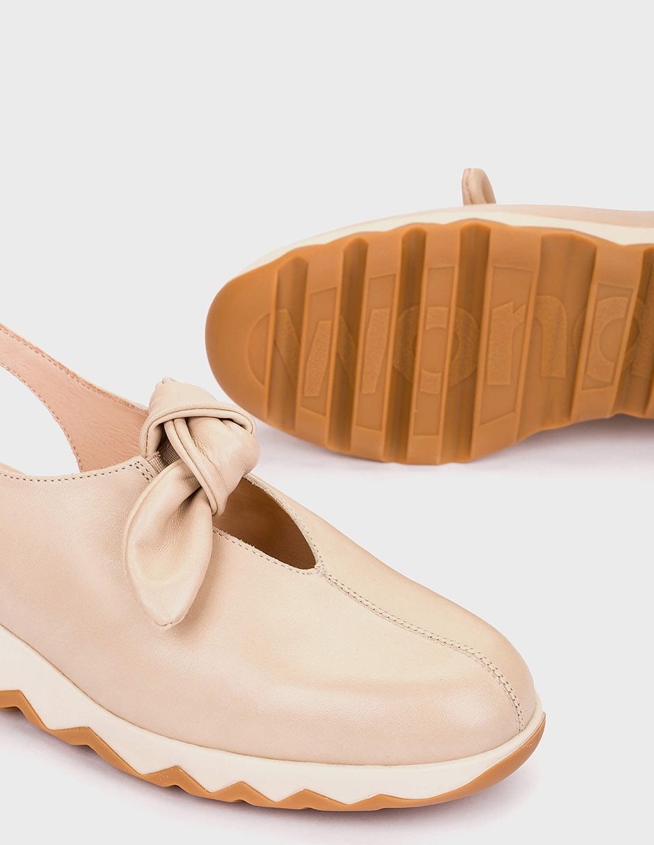 Balerina de piel para mujer 4
