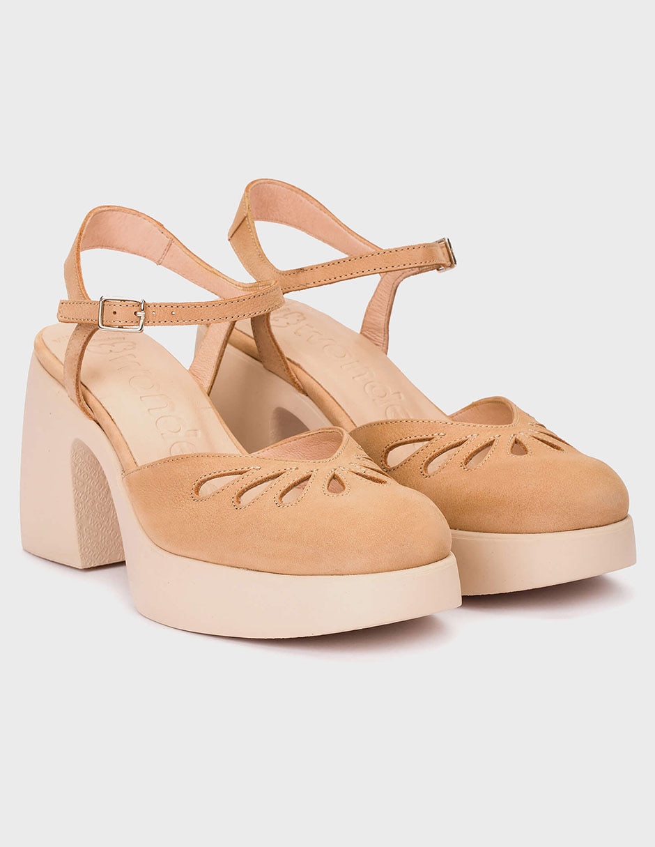Balerina de piel para mujer 2