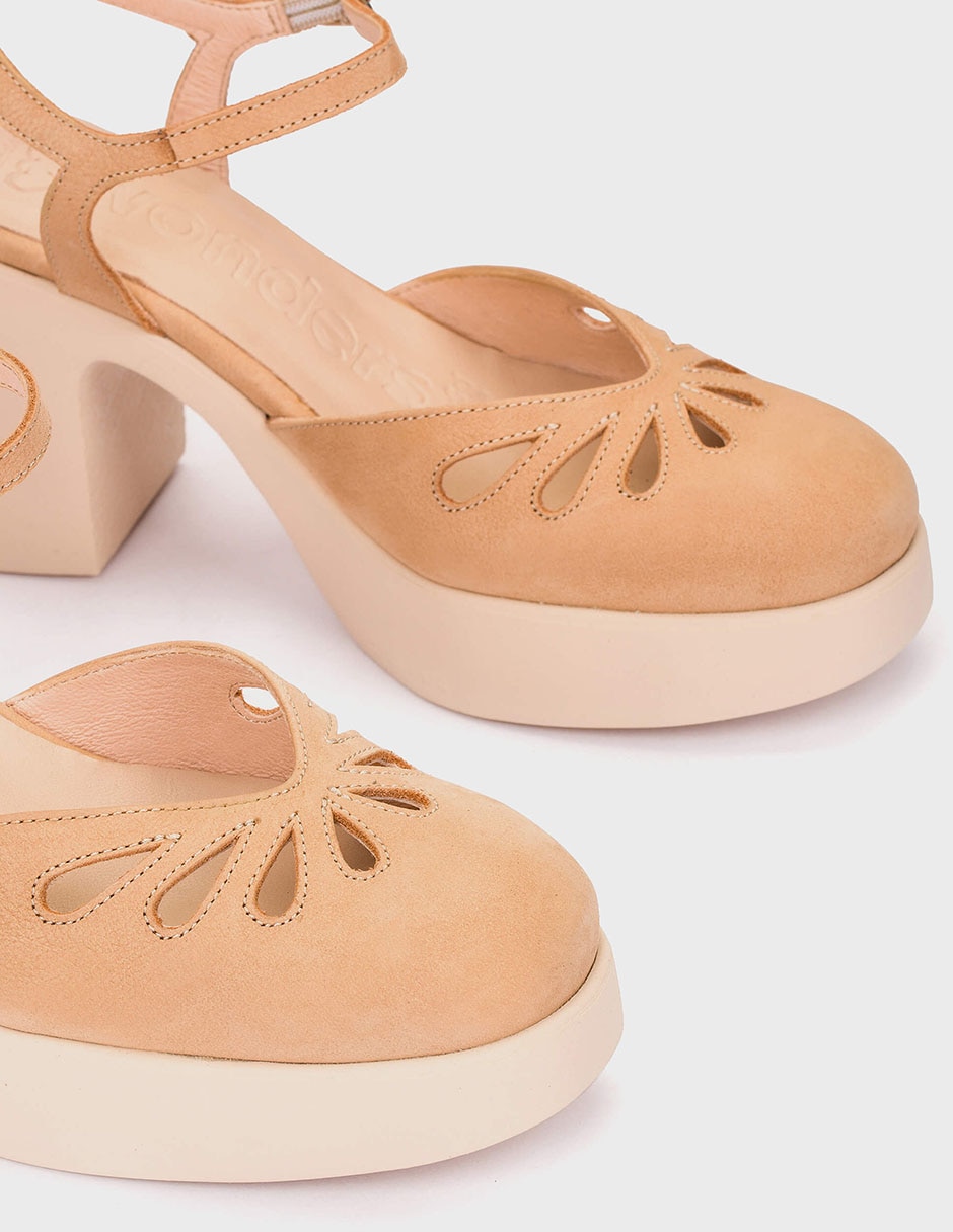 Balerina de piel para mujer 4