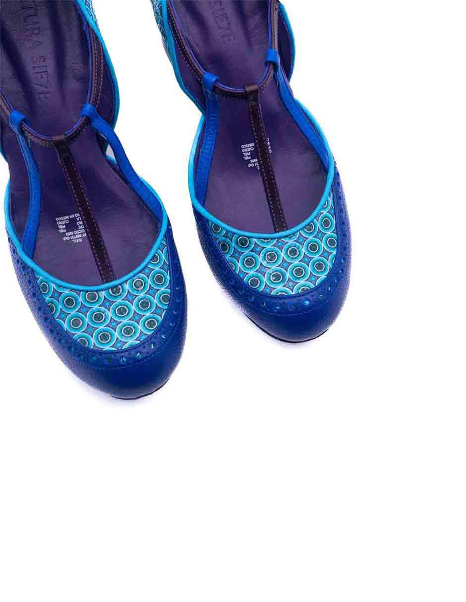 Zapatilla de piel 4