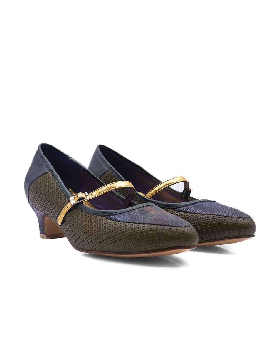Zapatilla de piel 2