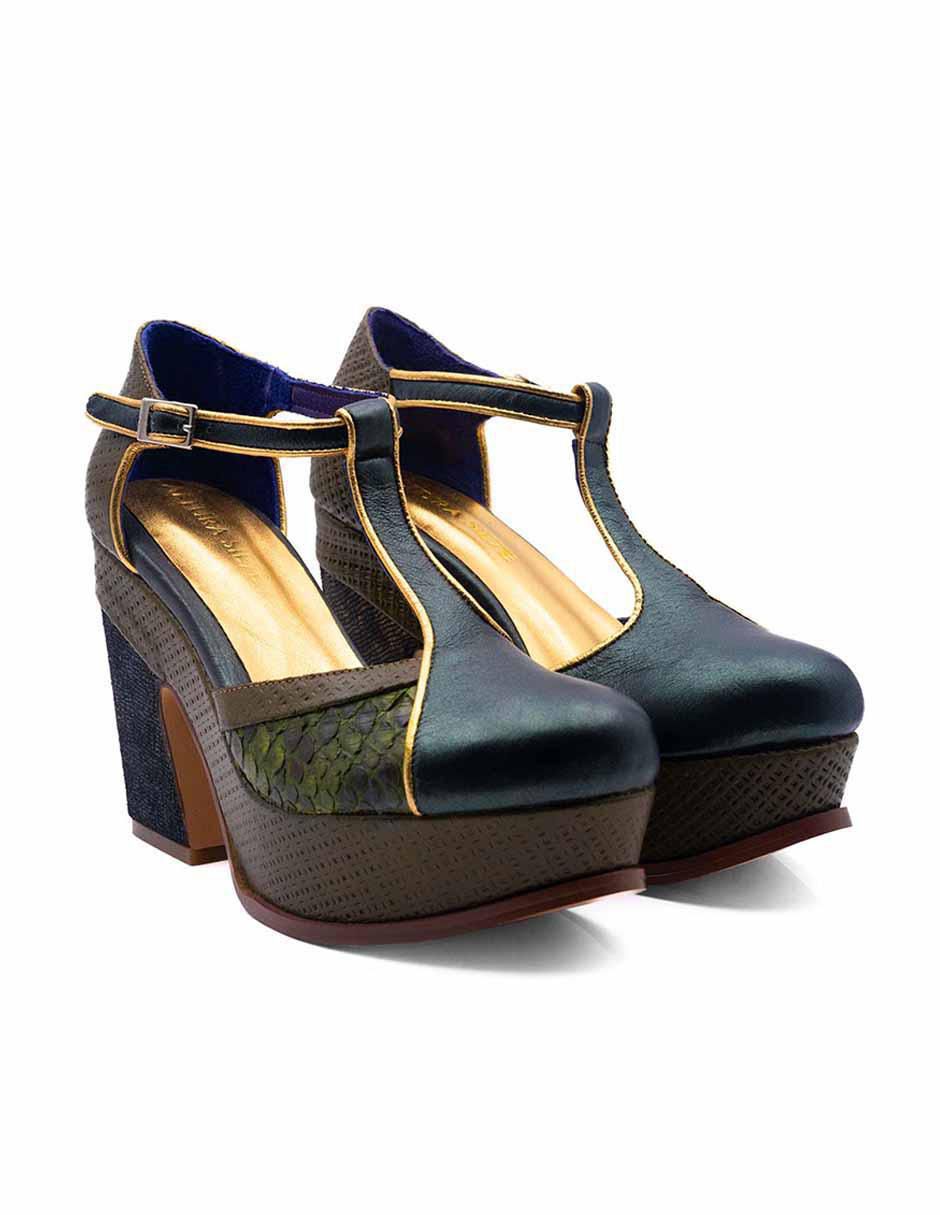 Zapatilla de piel 2