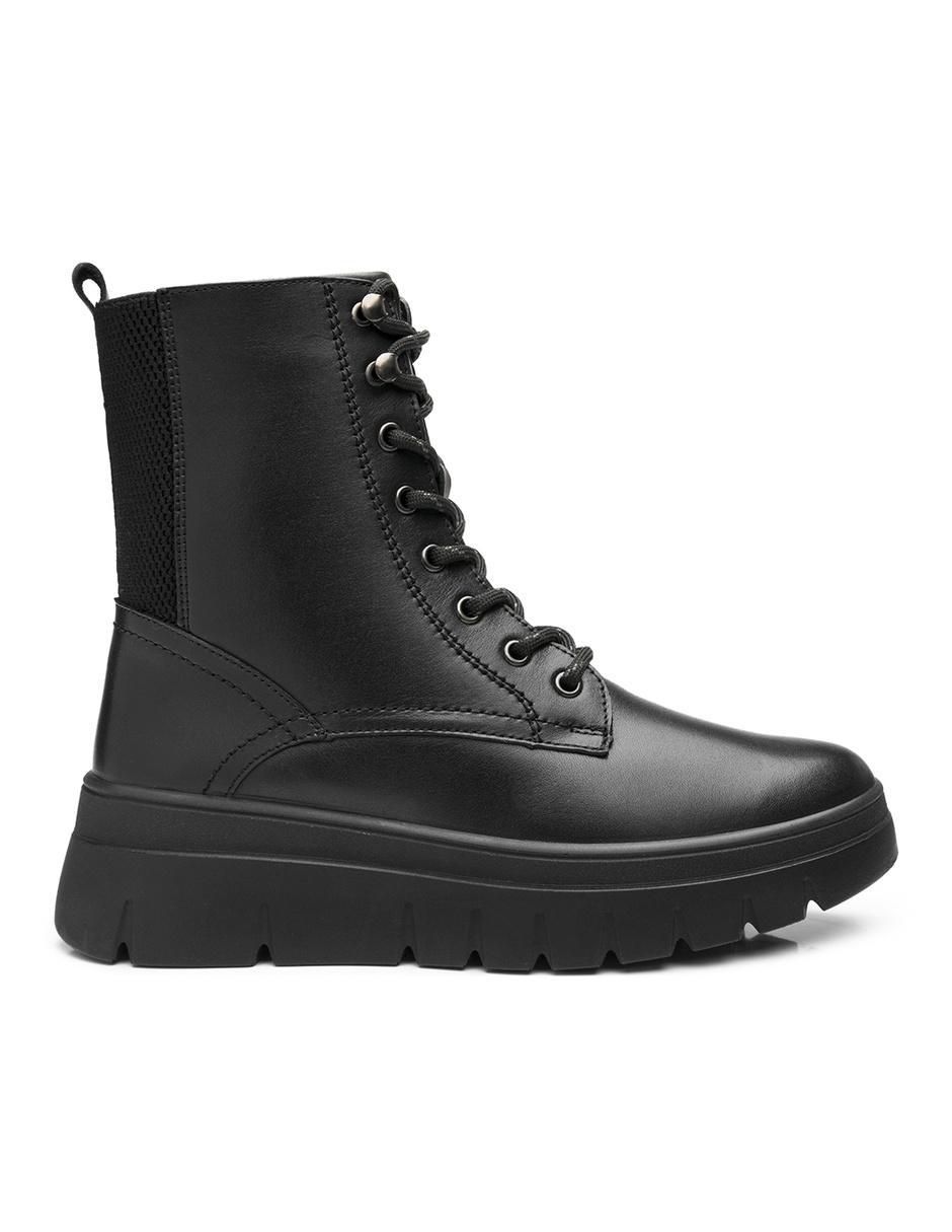 Bota arriba del tobillo Flexi de piel para mujer