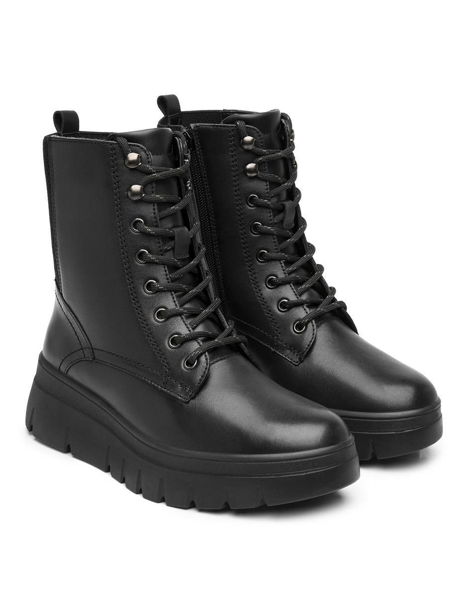 Bota arriba del tobillo Flexi de piel para mujer
