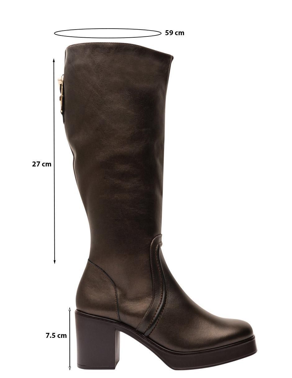 Bota abajo de la rodilla para mujer 7