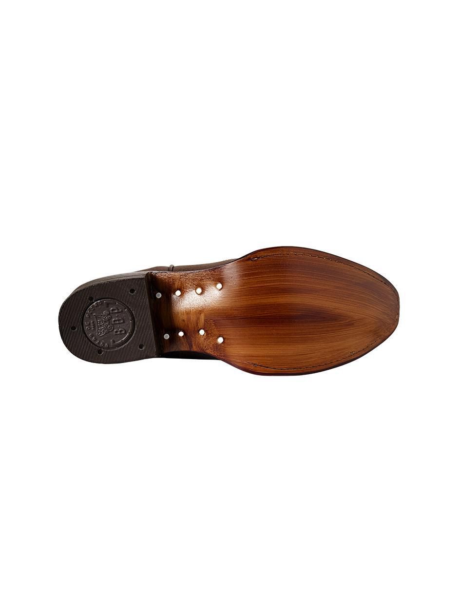 Bota cowboy a la rodilla de piel para mujer 5