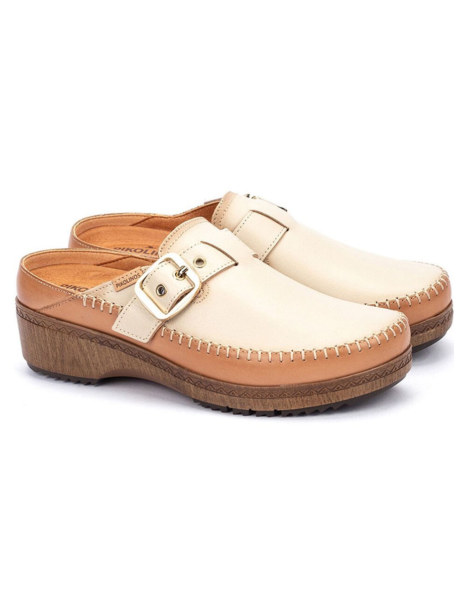 Zueco de piel para mujer 2
