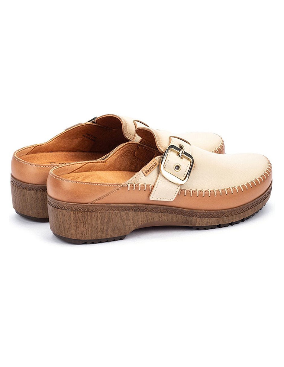 Zueco de piel para mujer 3