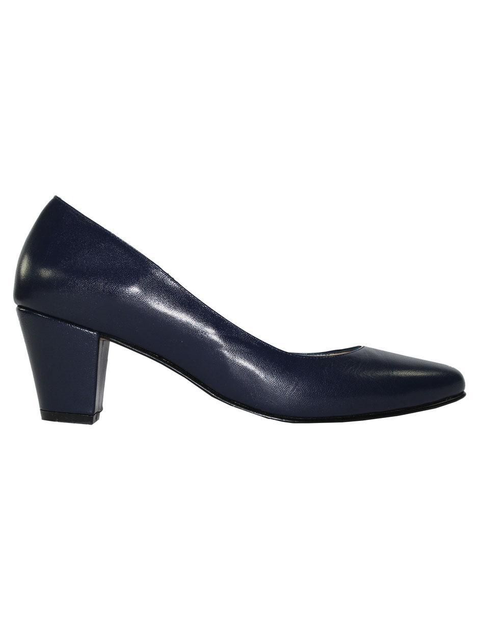 Zapatilla de piel