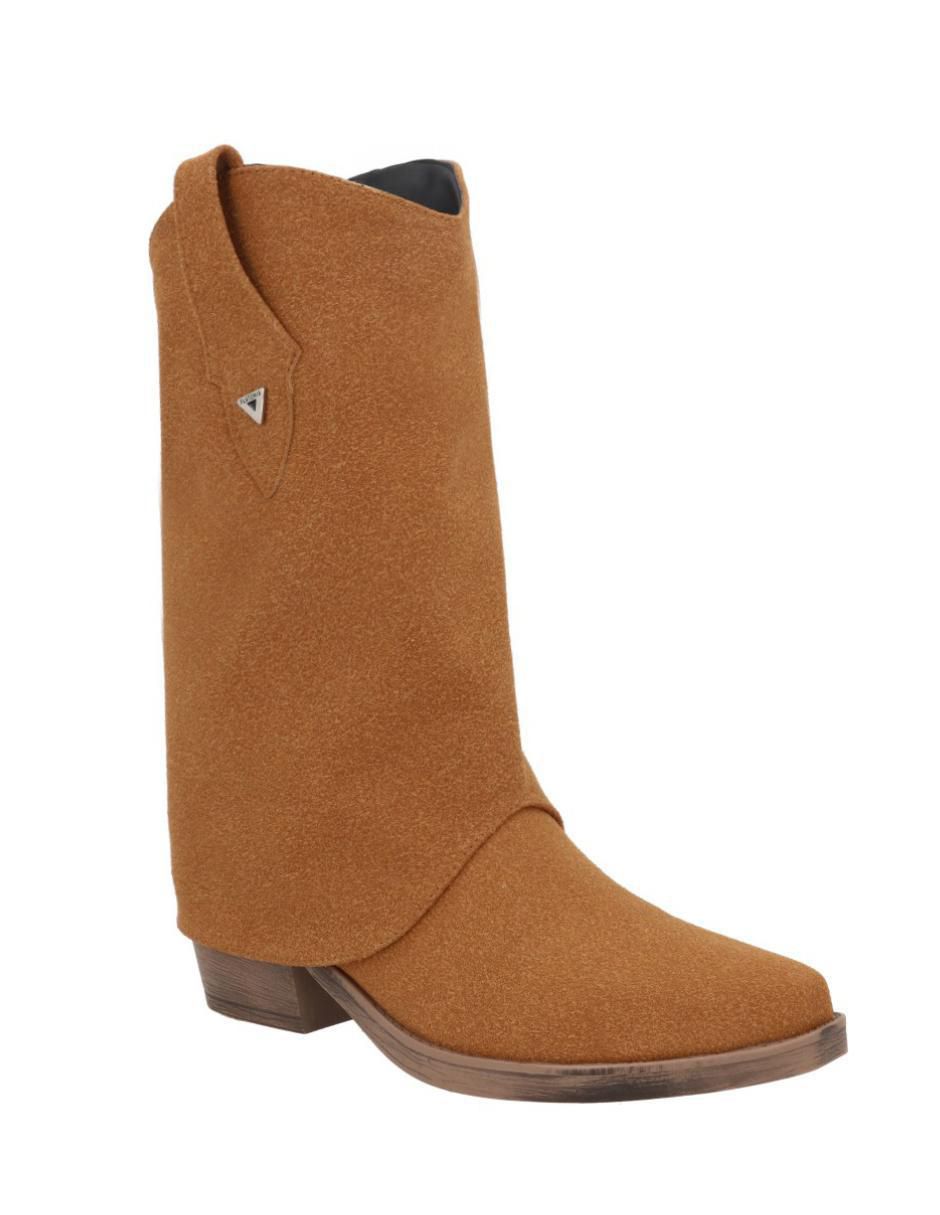 Bota cowboy arriba del tobillo Oklahoma de piel para mujer