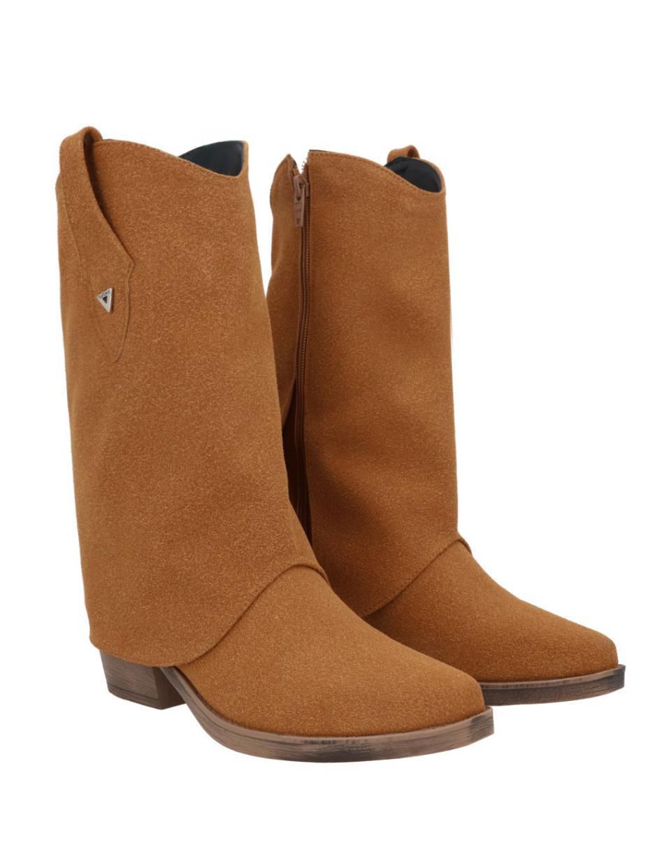 Bota cowboy arriba del tobillo Oklahoma de piel para mujer 2