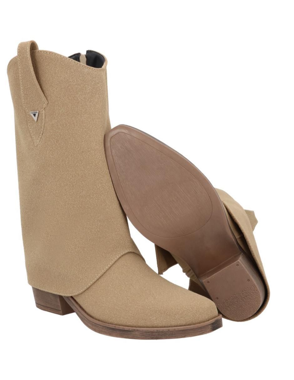 Bota cowboy arriba del tobillo Oklahoma de piel para mujer 5