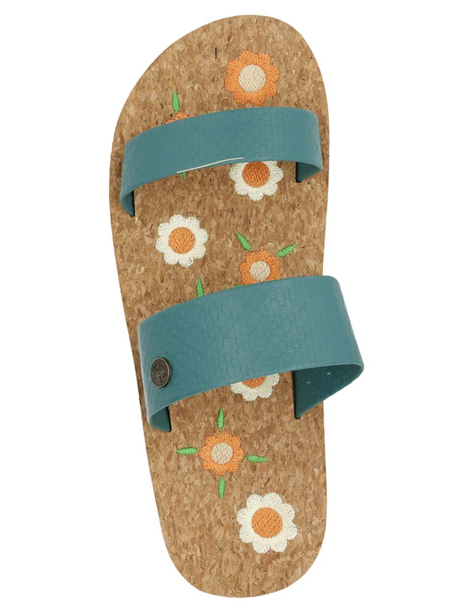 Sandalia plana Beach para mujer 3