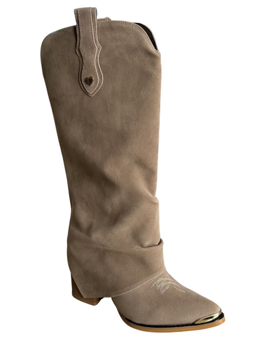 Bota cowboy abajo de la rodilla aricia oi 25 "de" sintético "para mujer"