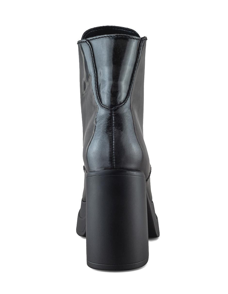 Bota arriba del tobillo de piel para mujer 3