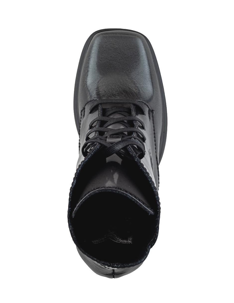 Bota arriba del tobillo de piel para mujer 5