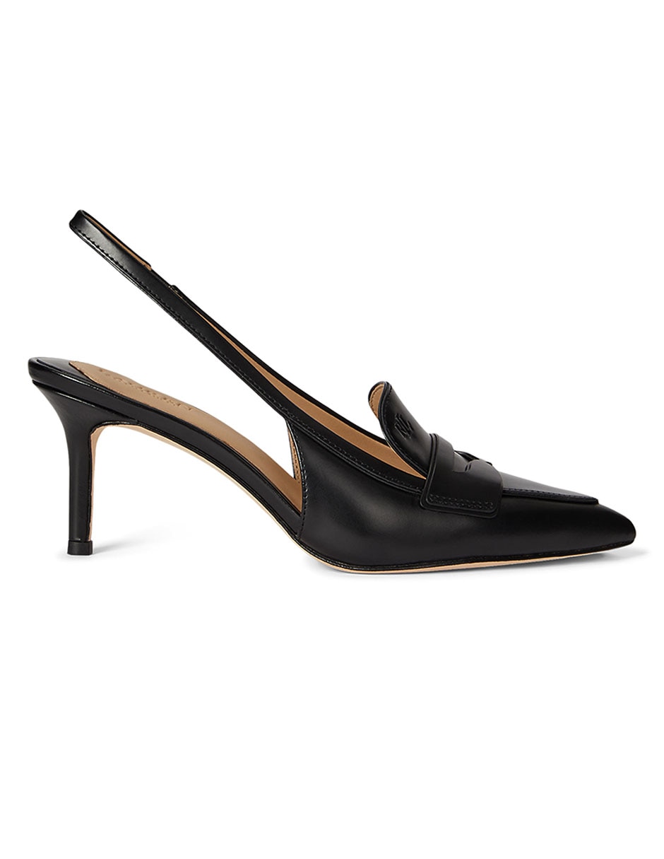 Zapatilla de piel