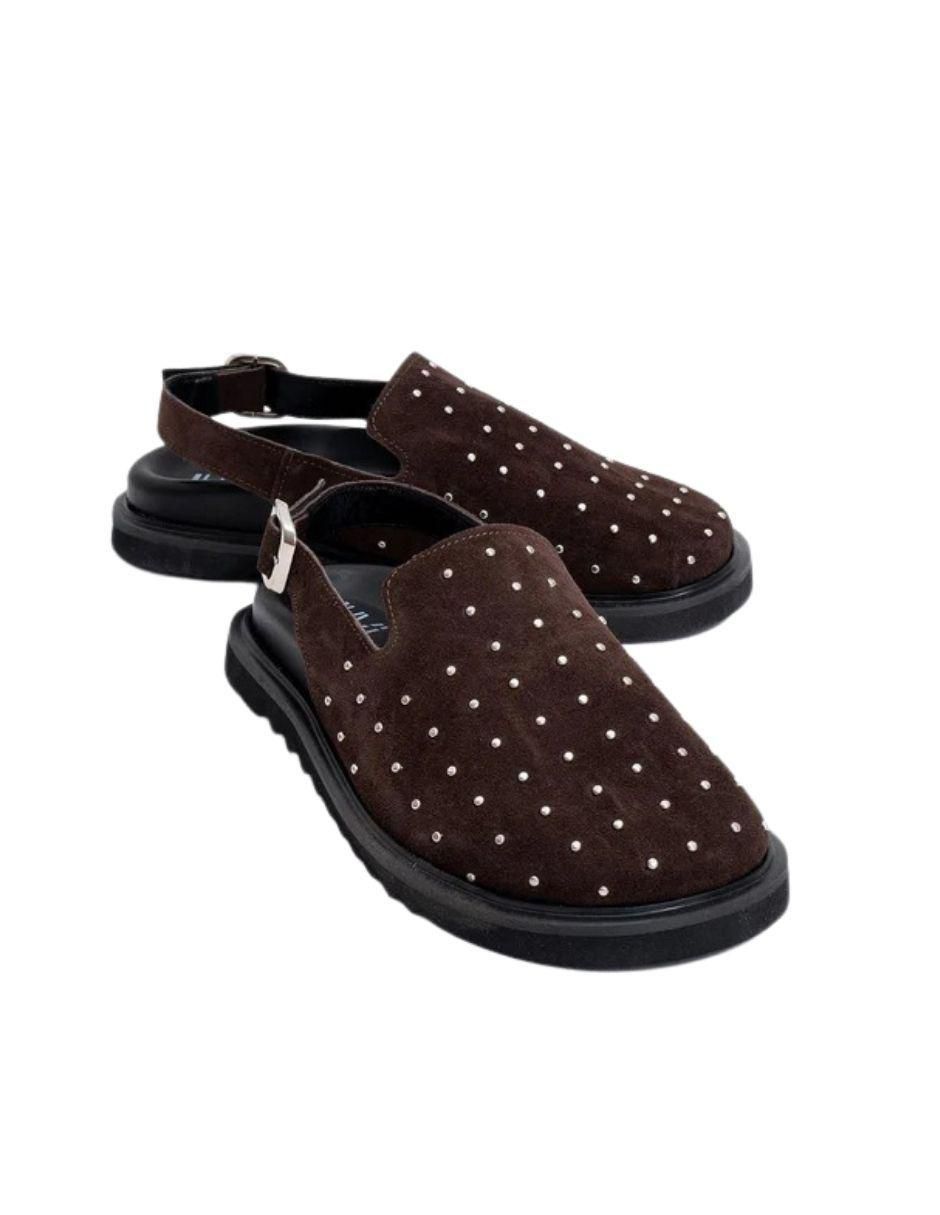 Zueco de piel para mujer 2