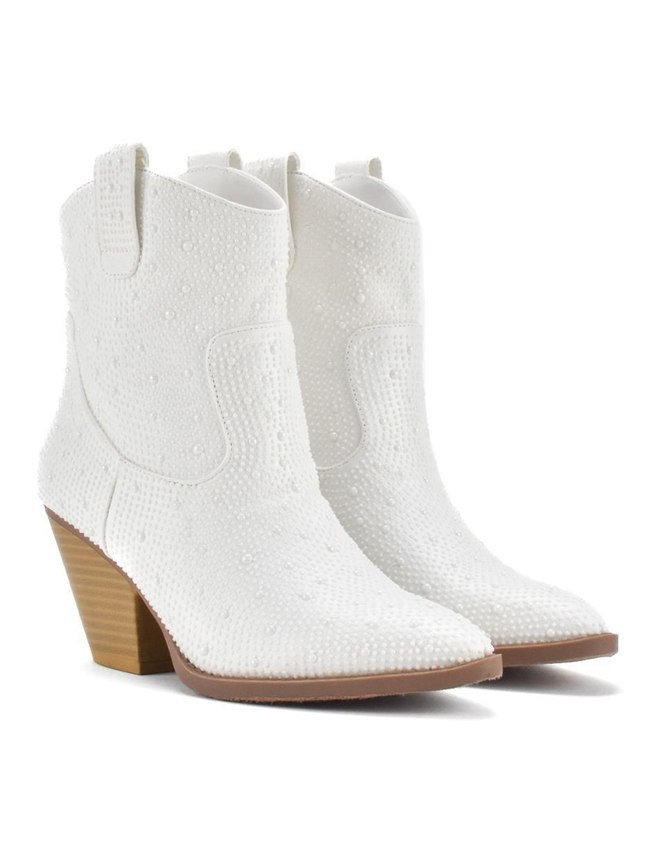 Bota cowboy arriba del tobillo para mujer 2
