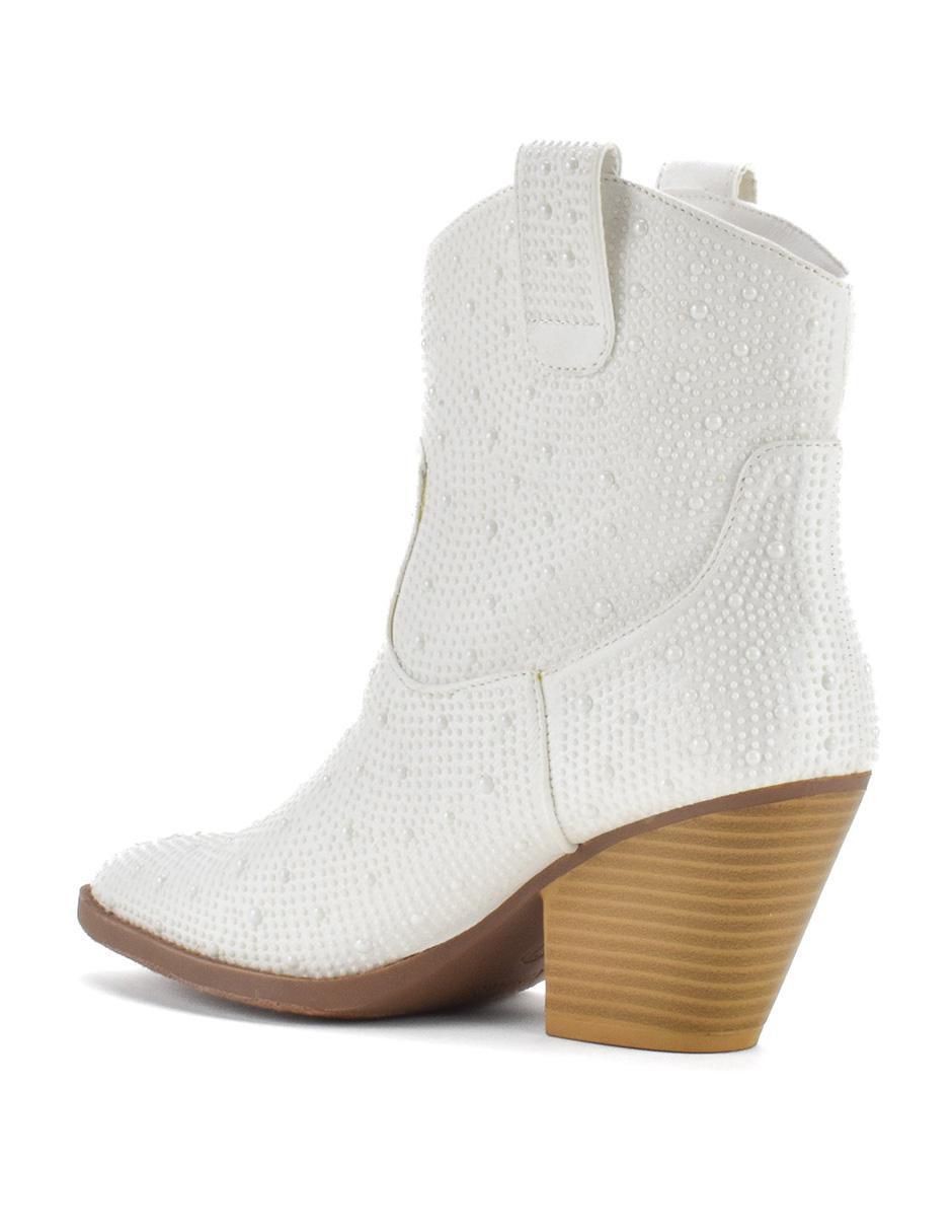 Bota cowboy arriba del tobillo para mujer 3